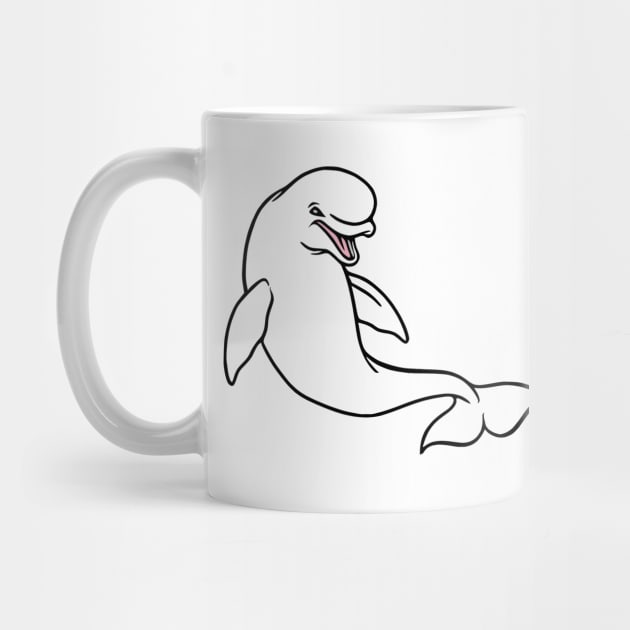 Beluga Whale by KayBee Gift Shop